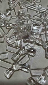 35 pcs transparent bow bead Ribbon Tansparent Clear Acrylic Beads For DIY Jewelry Accessories size 20 x 30 mm