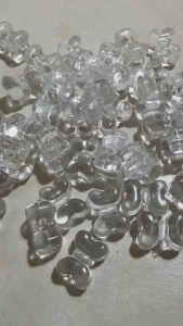 50 pcs transparent bow bead Ribbon Tansparent Clear Acrylic Beads For DIY Jewelry Accessories