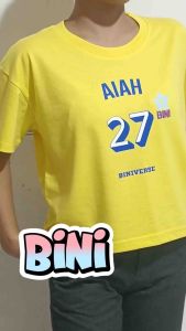 BINI AIAH Croptop for Women P-pop Jersey Inspired OOTD | HAC2408