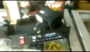 mp3 player Bluetooth flashdisk tingal input ke amplifier sudah termasuk adaptor