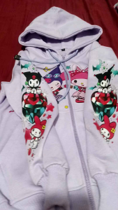 JAKET KUROMI MY MELODY ANAK PEREMPUAN USIA 3-12 TAHUN