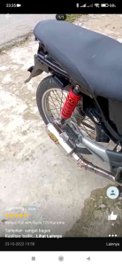 Knalpot DPJ Jupiter z Vega r Astrea grand Smash Shogun leher kolong