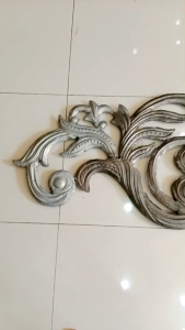 Aksesoris Pagar Klasik 80x50cm Pagar Besi Tempa Balkon Raling Teralis