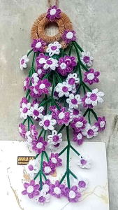 bunga juntay hiasan dinding dan pintu viral