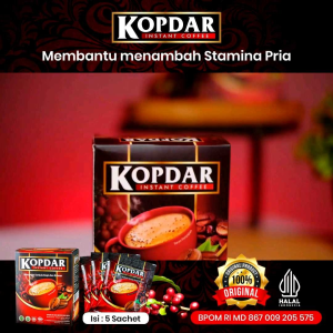 Kopi Instan Kopdar Dijamin Original isi 5 Sachet