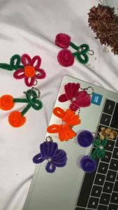 Gantungan Kunci Kawat Bulu & Gantungan Tas Lucu