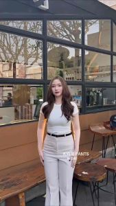 Kylie Pants Celana Panjang Wanita Cutbray Celana Kerja Wanita Loose Pants Cutbray Terbaru
