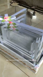 Box Ukuran Jumbo & Tutup Mini Model Pita Daun Isi 4 Pcs