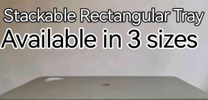 Uniglobal Stackable Storage Basket with handle Rack Organizer #921 #922 #923