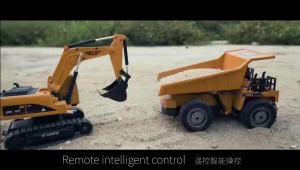 Mainan Remot Excavator Bisa Gerak & Edukatif