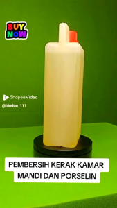 HCL Murni 32% Tanpa Campuran 1 Liter Pembersih Kerak Kamar Mandi Dan Porselen Terbukti Ampuh