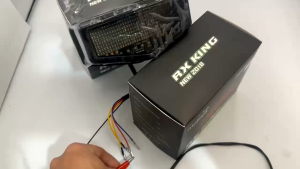 Mobius Lampu Stop Motor RX KING 5663 Mode Text Mobius Running 3 In 1 Variasi Mode Kedip Biru LED Senja Biru Merah Kuning Hitam Negatif 12V 295PCS - Motorcycle