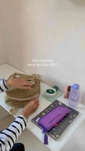 MINI RANSEL KANVAS WANITA SEKOLAH