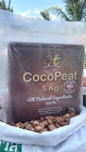 ขุยมะพร้าว ขุยมะพร้าวอัดก้อน ขุยมะพร้าวล้างสารแทนนินแล้ว ขนาด 500ก 10ลิตร วัสดุทดแทนดิน วัสดุปรุงดิน