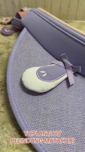 Purple TP008 Topi Anak 3D Tiga Dimensi Bucket Hat Premium Anti Matahari Anti UV UPF50 Kualitas import Topi Baseball Pelindung Panas Matahari Topi Golf