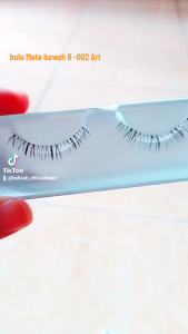 Bulu Mata Bawah B - 002 Art Ecer 1 Pasang Gratis Tutup Mika
