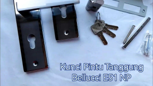 Kunci Pintu Tanggung Bellucci E51 NP / Handle Pintu 20 cm / Kunci Pintu Bellucci Boston NP