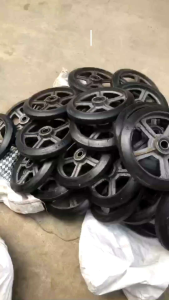 Bánh Xe Cao Su Gang Đúc Ntt Đường Kính 25Cm