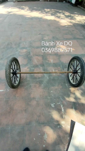 Bộ Bánh Xe Kèm Trục Cho Xe Cải Tiến Xe Kéo Xe Tự Chế