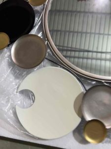 67x65cm Light Luxury Waltz Creative Round Element Iron Wall Decoration Mirror