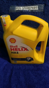 Oli Mesin Mobil Shell Helix HX5 15W-40 (4L) - Oli Shell Helix HX5 Sae 15W-40 Galon 4 Liter Oli Mesin Mobil Promo