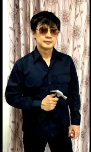 เสื้อช่างแขนยาว เอวจั๊ม เสื้อช่างผ้าคอมฯ อย่างดี มี 2 สี