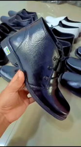 SEPATU PANTOFEL KULIT PRIA PDH BOOT HITAM/SEPATU PANTOFEL SATPAM SECURITY ANAK LAKI LAKI SEKOLAH PONDOK & KERJA HITAM MODEL TALI UKURAN 33 34 35 36 37 38 39 40 41 42 43 44