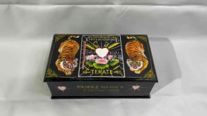 Kotak Mori PSHT Kayu Jati Ukir Macan Harimau: Tempat Penyimpanan Sabuk Mori Pencak Silat