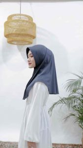 Bergo Hamidah | Hijab Sport Menutup Dada | Hijab Instan Jersey