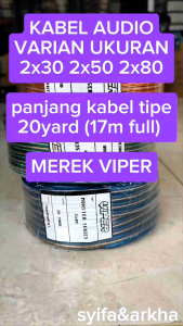KABEL AUDIO / KABEL TRASPARAN VIPER