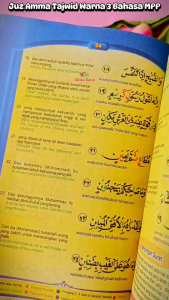 Buku Juz Amma & Tajwid Full Colour 3 Bahasa - MPP