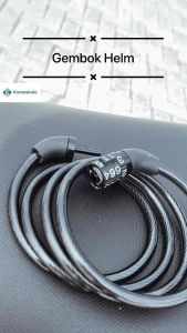 Gembok Helm Pengaman & Kunci Pengaman Sepeda