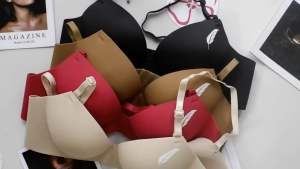 [FreeshipMAX] Áo lót nữ - áo lót su hình chiếc lá Quảng Châu A01 viền thẳng cao cấp đệm bàn tay không gọng