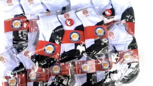 ถุงเท้านักเรียน มีกันลื่น ยกแพ็ค 12คู่ (พร้อมส่ง) ชาย/หญิง มีครบไซส์