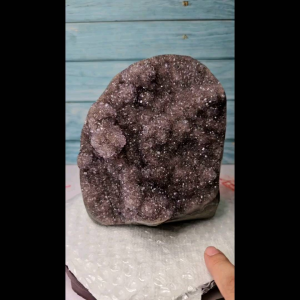 CrystaLuver PVE 13 Natural Amethyst Crystal Geode.