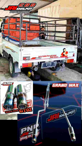 Grand Max Header 432 Full Set Knalpot Racing Suara Pincang/Harley