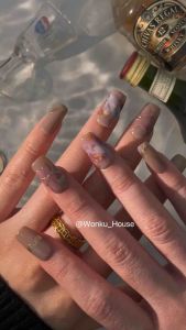 Pakai Kuku Handmade Penuh – Siri Ombre Fesyen Trendy 3 - Dilengkapi dengan Kit Alat / 100% Handmade Wearable Nails – Trendy Blended Gradient Series 3 - Comes with Full Tool Kit