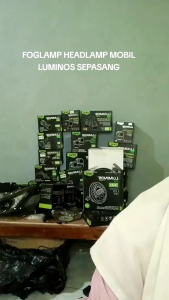 LAMPU UTAMA LED H4 mobil x7 x9 Eco9 3 warna HI LOW ORIGINAL LUMINOSLED BY NINE