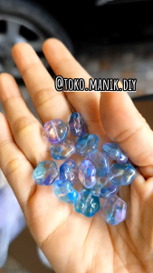 10pcs manik kaca paw glass beads bentuk paw lucu