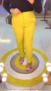 AERUM HIGWAIST SCUBA CELANA KERJA WANITA PENSIL SAKU PASPOL