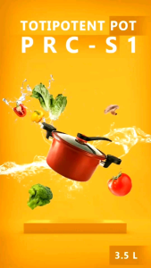 Panci Presto 3.5 Liter Size 24cm HappyElephant PRC-S1 Pan Anti Lengket