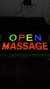 ป้ายไฟ ป้ายไฟร้าน ป้ายไฟตัวอักษร ป้ายไฟวิ่ง ป้ายไฟled ป้ายไฟร้านนวด open massage