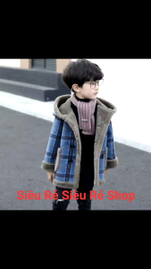 Áo dạ bé trai kiểu dáng Hàn Quốc