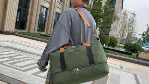 Large capacity storage bag dry wet separation independent shoe warehouse sports gym bag short trip large capacity luggage bag大容量旅行包