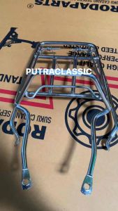 RAK JEPIT HONDA WIN DEPAN SILVER CHROME/ BEGEL RAK JEPRET/ BEHEL HONDA WIN