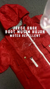 Nohus Jaket Parka Parasut Anak Water Repellent