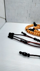 tasbih tijani batu marjan oren kombinasi yuser black C49