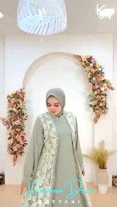 HADLVANA KAYYANI READY JUMBO DRESS GAMIS MODE TERBARU BEST SELLER DAN REAL ORIGINAL