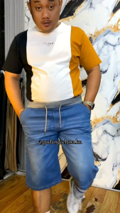 Celana Pendek Jeans Pria Dewasa Reguler sampai Jumbo