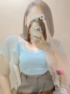 Plus Size Basic Square Neck Double Lining Top: Large - 2XL